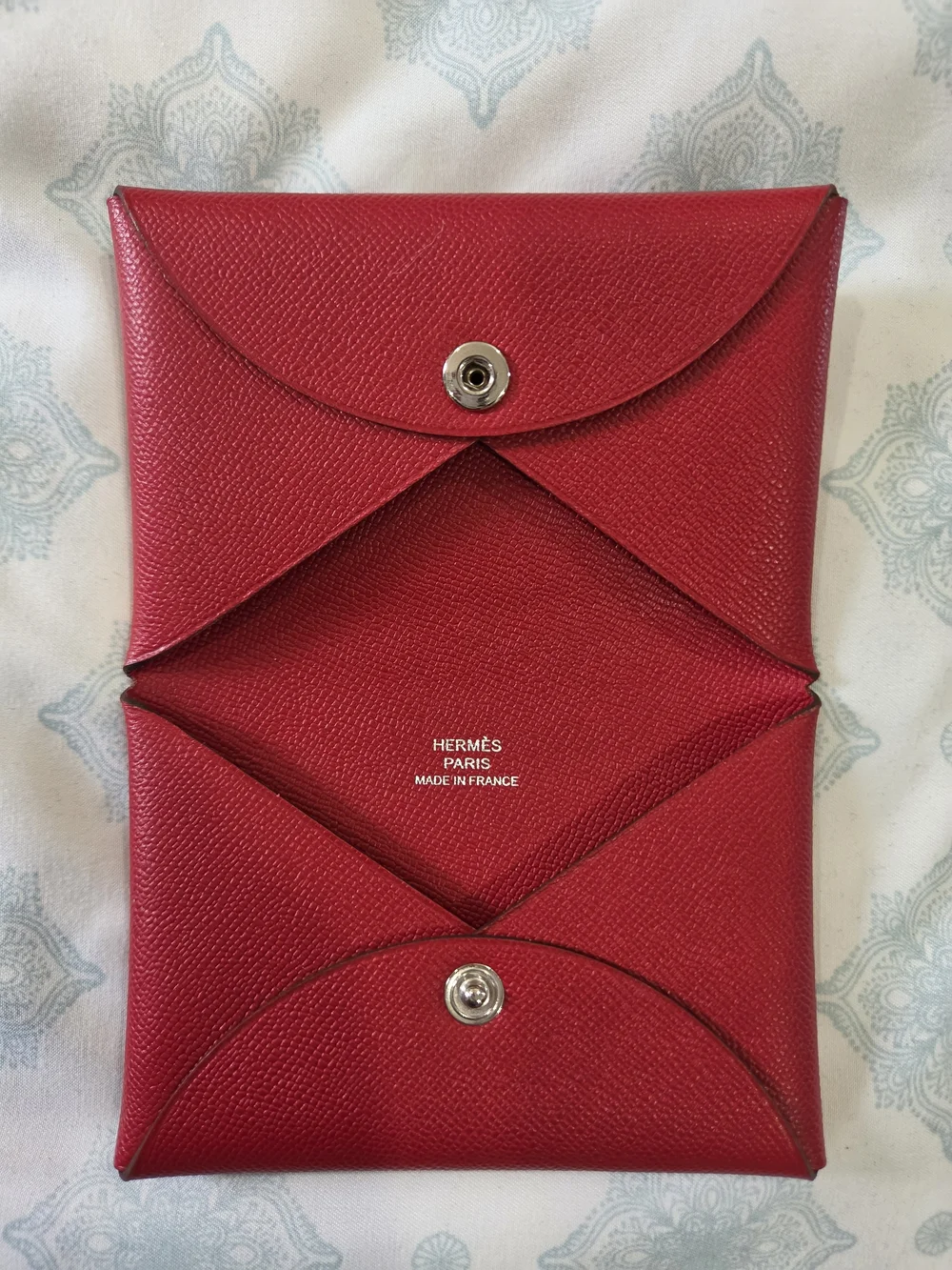 Hermes Calvi Card Holder